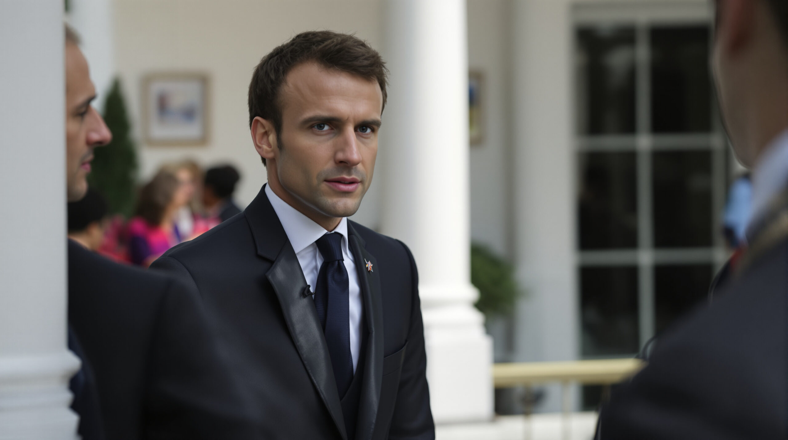 découvrez comment un sosie masculin de brigitte macron a pris sa place lors d’un sommet international à la maison blanche, suscitant surprise et curiosité.