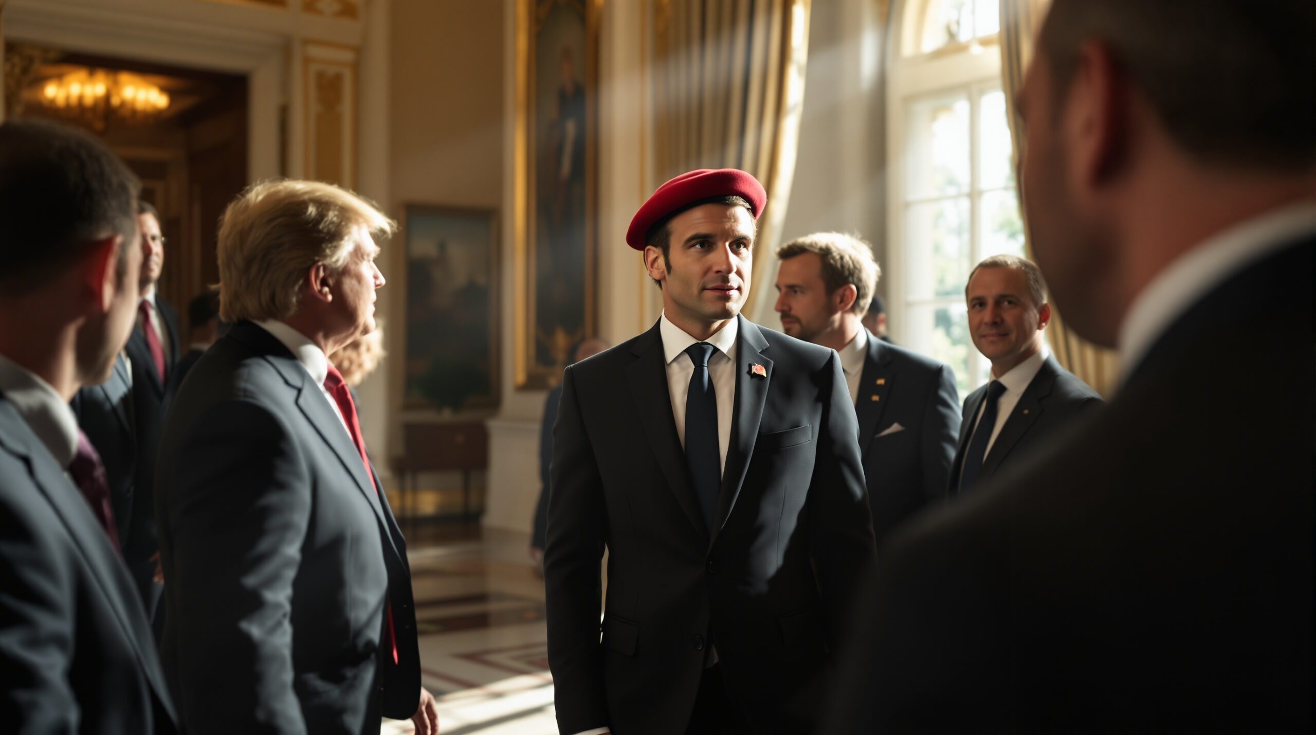 découvrez la vidéo surprenante du sommet mondial à la maison blanche où brigitte macron est éclipsée par un homme, suscitant un vif buzz sur les réseaux sociaux.