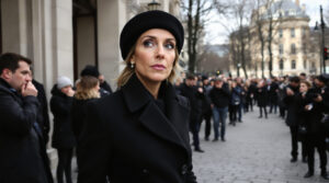 brigitte macron victime d'insultes lors des funérailles de nathalie baye à paris, un moment de tension inédit et bouleversant.