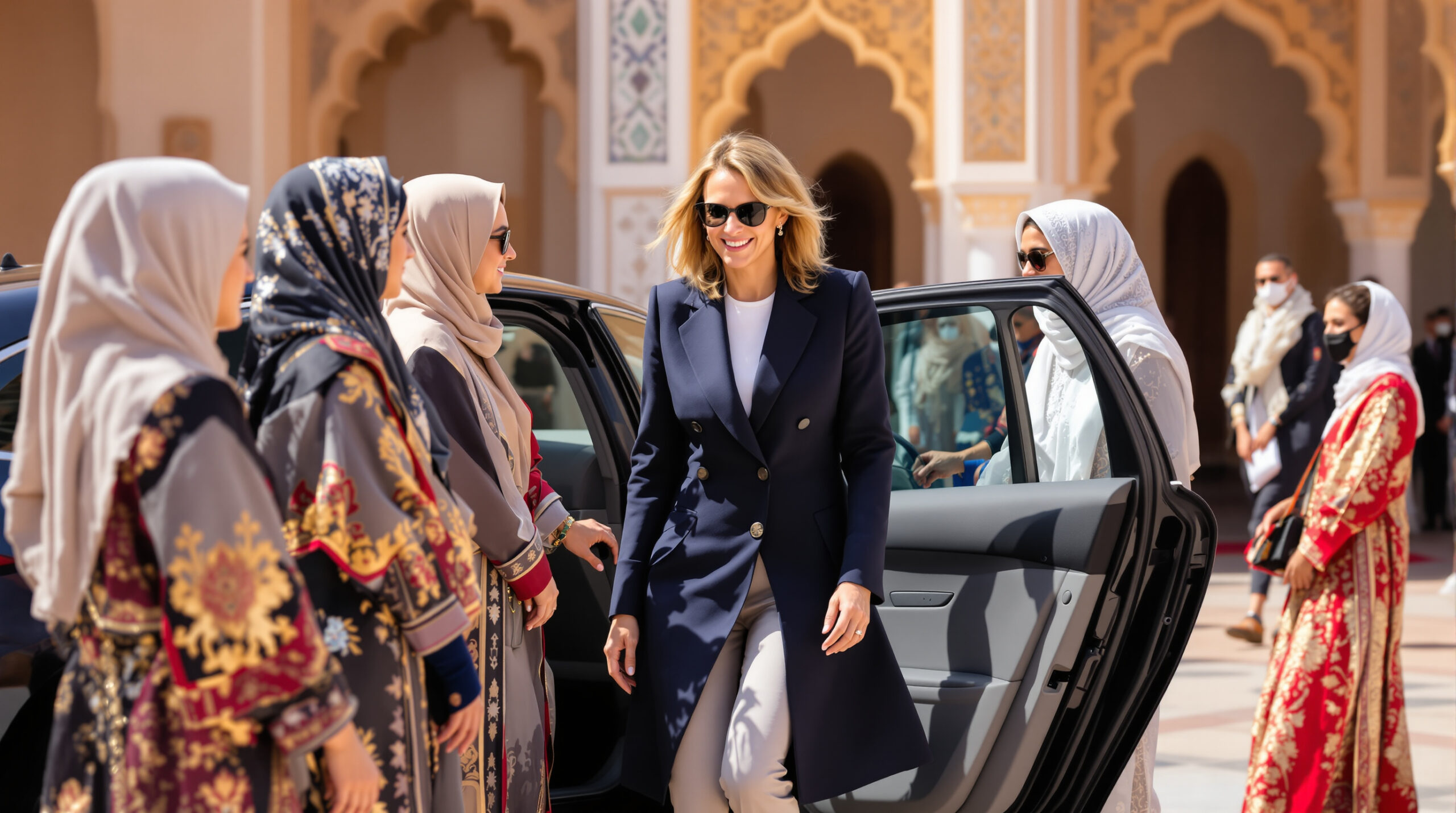 brigitte macron se rend au maroc pour une visite écoresponsable à rabat, où elle rencontre les princesses, loin d'emmanuel macron.