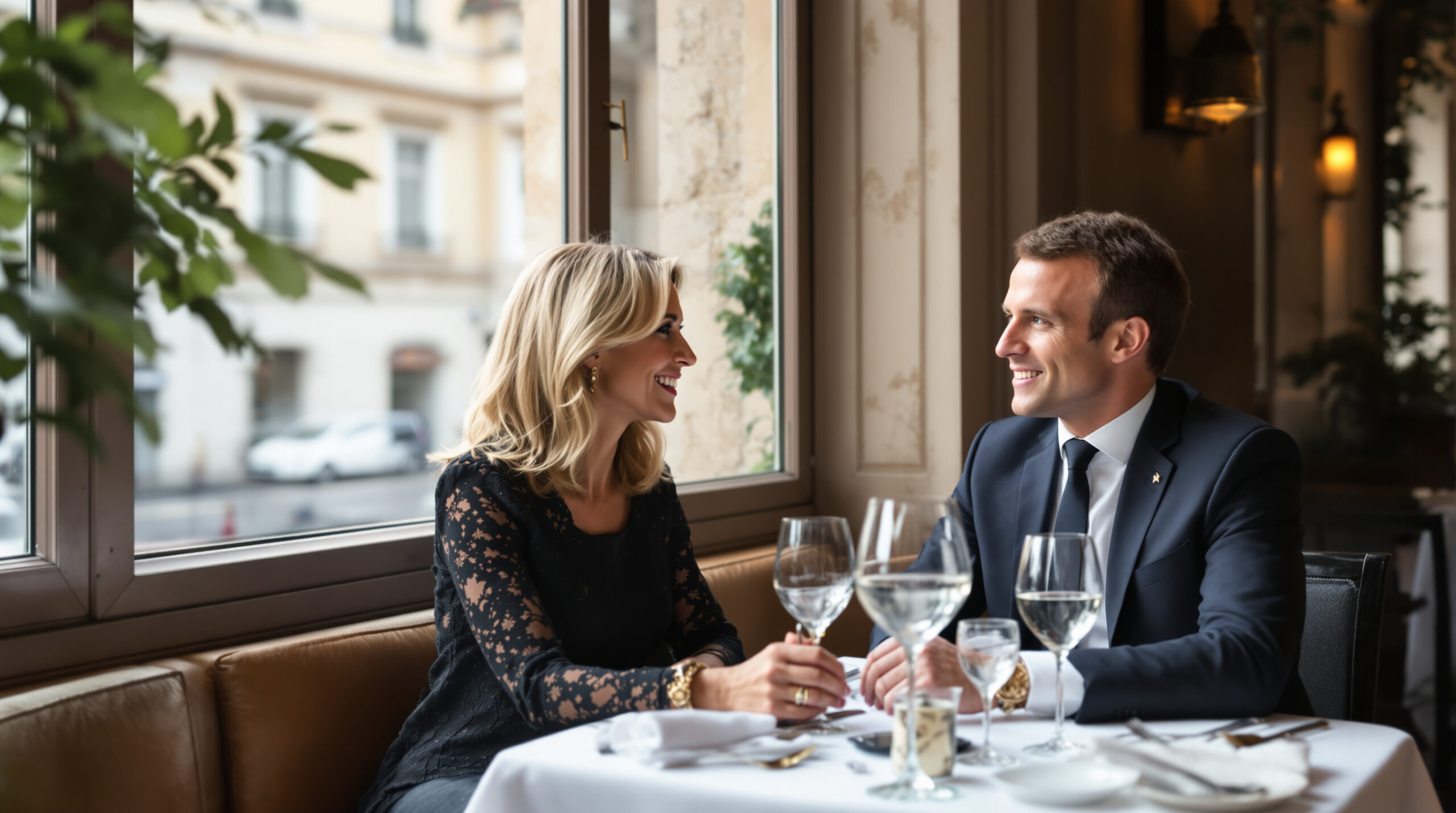 découvrez brigitte et emmanuel macron, savourant un délicieux moment dans leur restaurant préféré à rome. plongez dans ces images exclusives d'un dîner intime et gourmand.