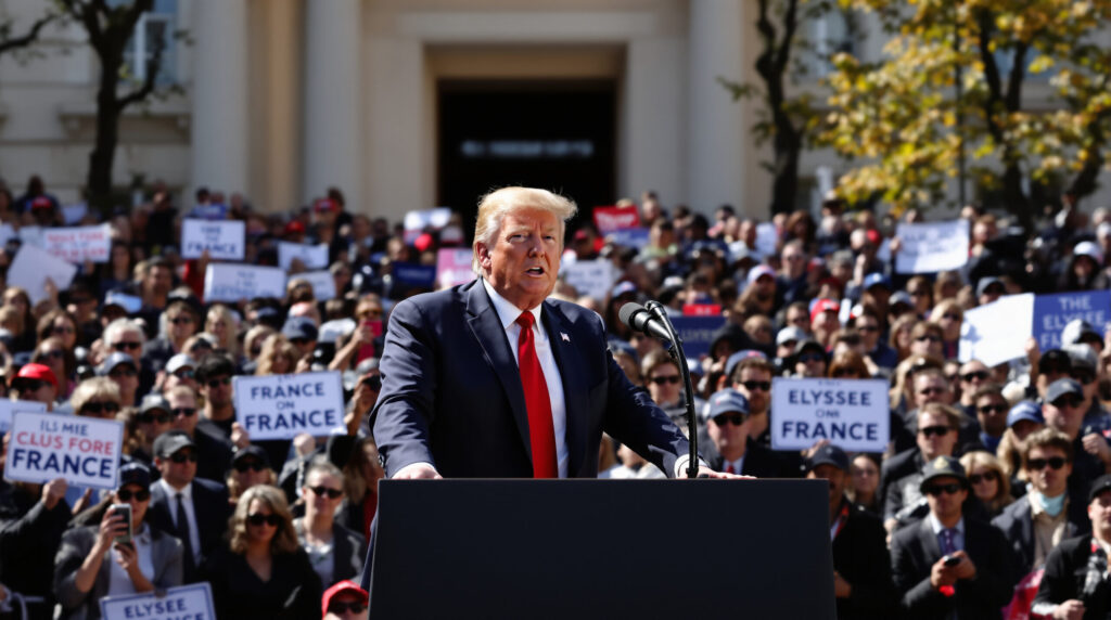 donald trump critique vivement candace owens tout en adressant ses vœux de succès financier à brigitte macron dans une déclaration récente.