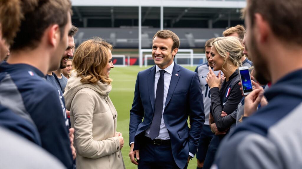 emmanuel et brigitte macron effectueront une visite officielle auprès de l'équipe de france de football la semaine prochaine, à l'occasion de la coupe du monde 2026.