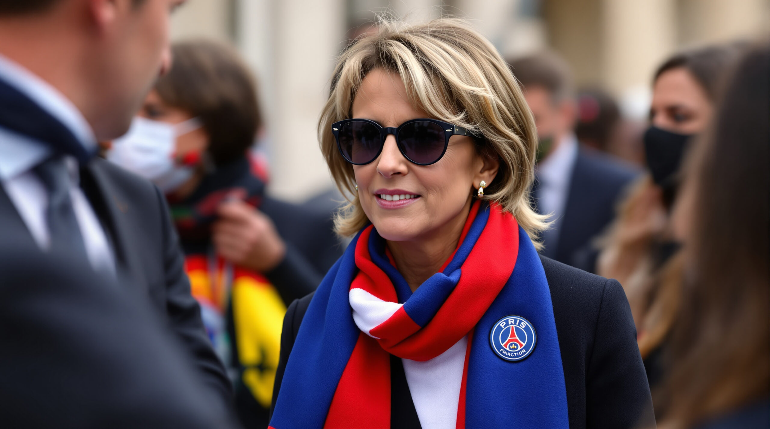 découvrez comment brigitte macron affiche avec fierté les couleurs du psg pour célébrer leur triomphe européen, un moment de passion et d'élégance sportive.