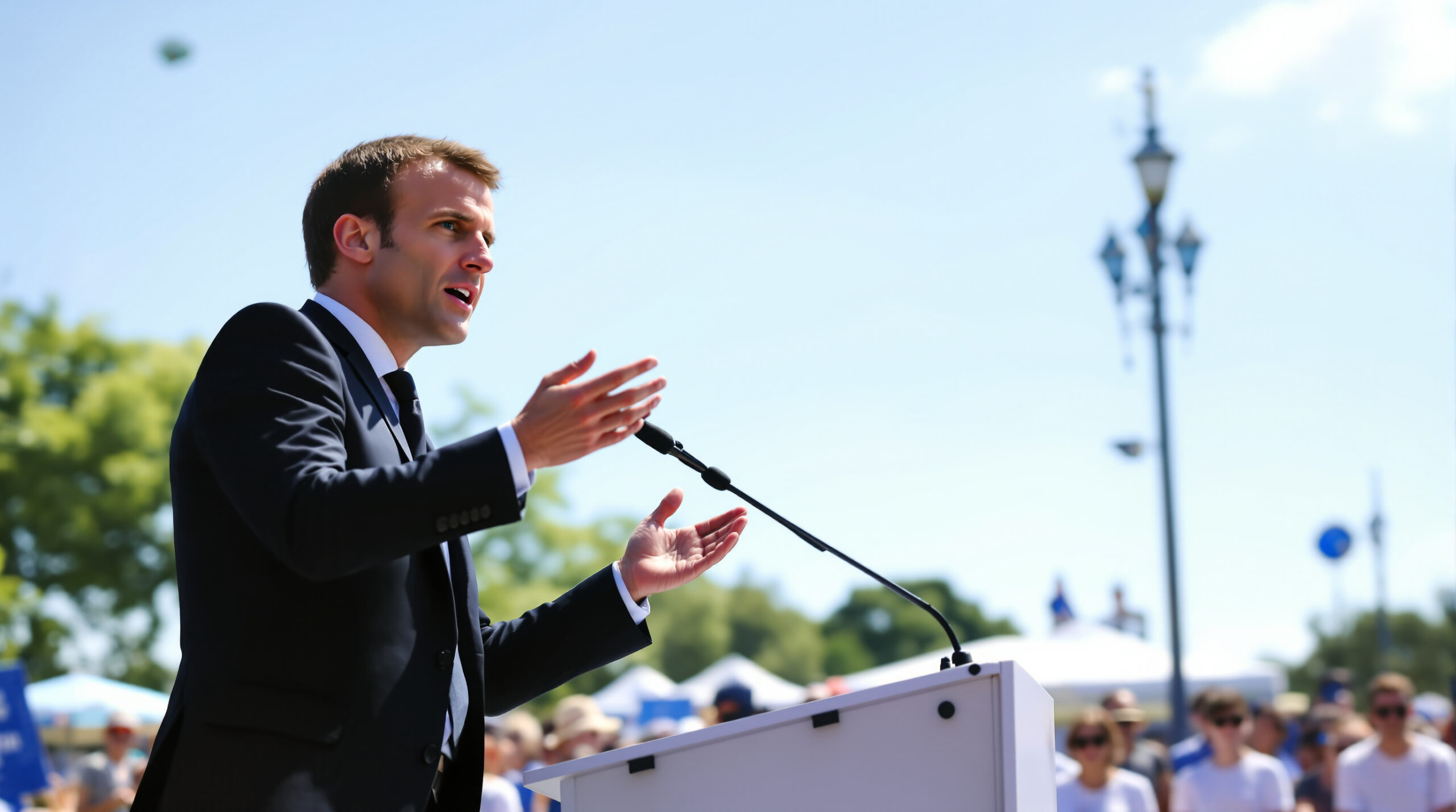 à l'occasion de la fête de la musique, emmanuel macron invite les citoyens à faire preuve de prudence face à la canicule estivale, en adoptant des gestes de prévention pour protéger leur santé.