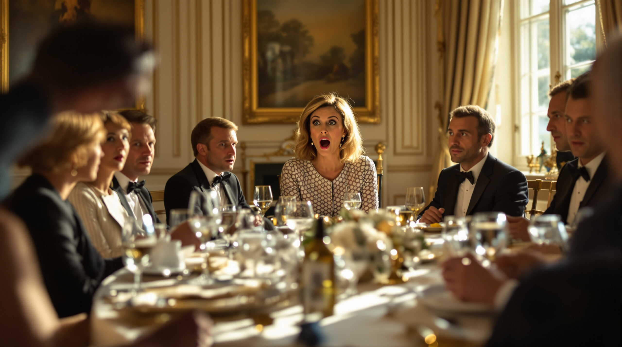 lors d’un dîner d'état, brigitte macron surprend tous les invités avec un détail inattendu qui fait sensation. découvrez cette élégance discrète qui a marqué la soirée.