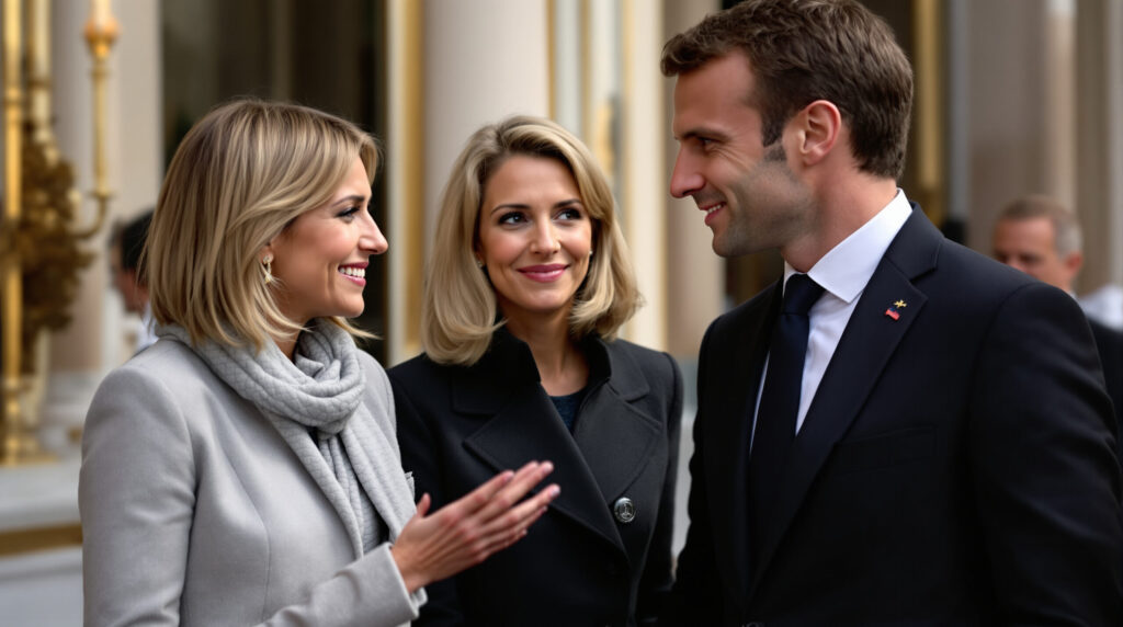 découvrez l'émotion et la sincérité de laurence, la fille de brigitte macron, partagée entre tendresse et naturel avec son compagnon matthieu.