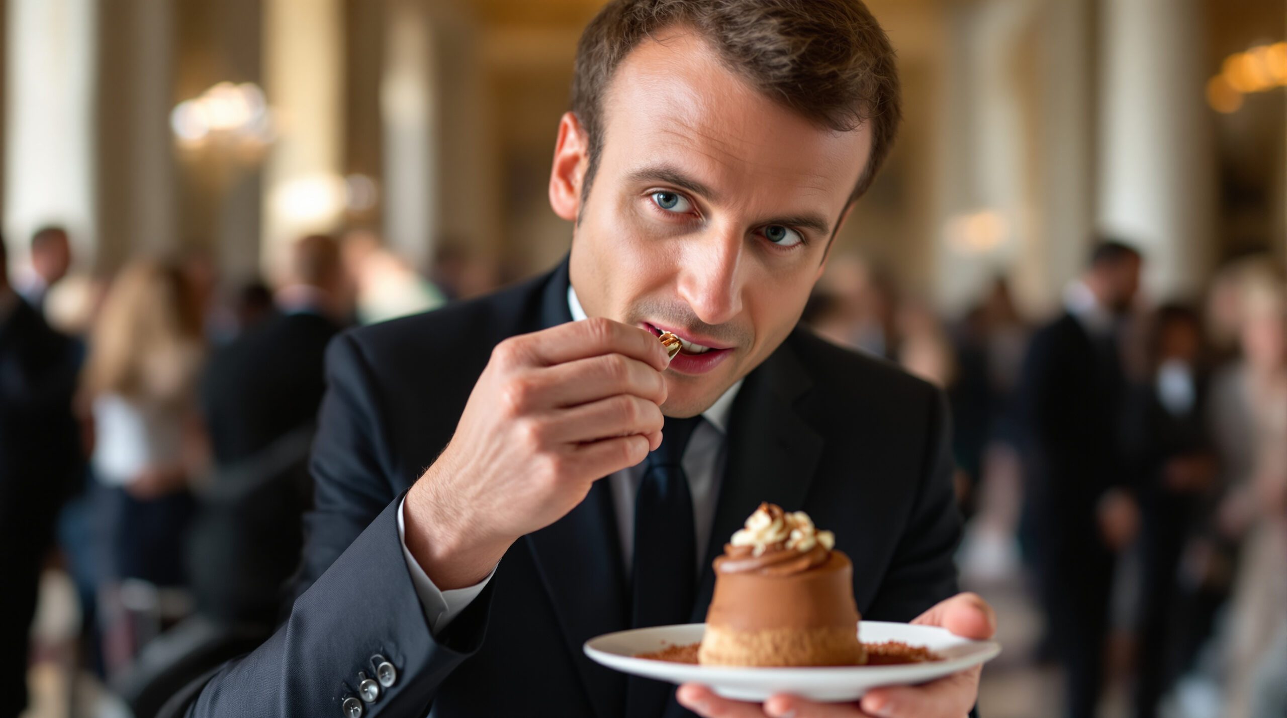 découvrez comment emmanuel macron succombe au charme de la mousse au chocolat artisanale d'une pâtissière française d'exception, entre tradition et saveurs authentiques.