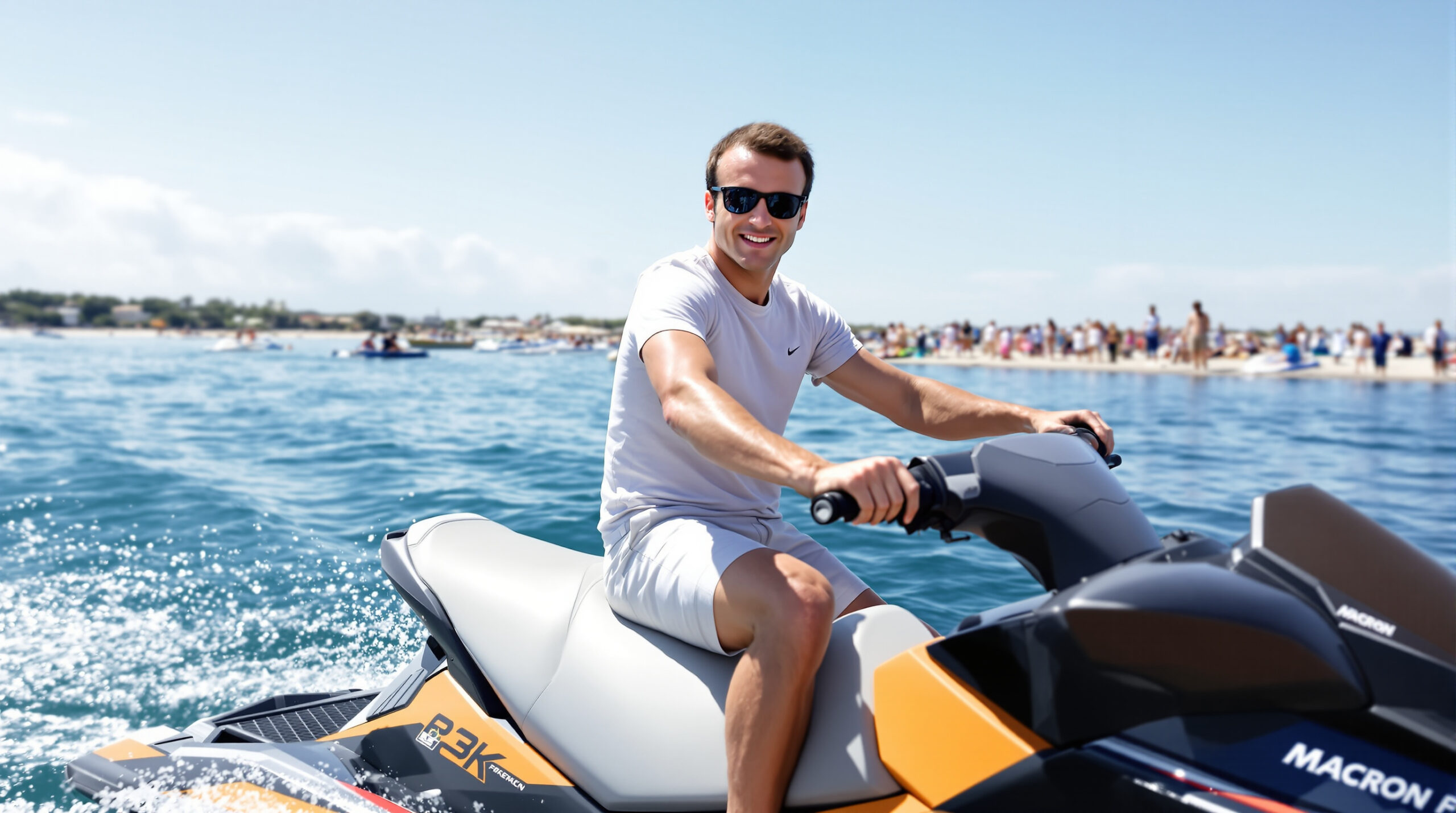 découvrez les réactions suscitées par la photo d'emmanuel macron en jet-ski pendant ses vacances, mettant en lumière le débat autour de l'image du président en france.