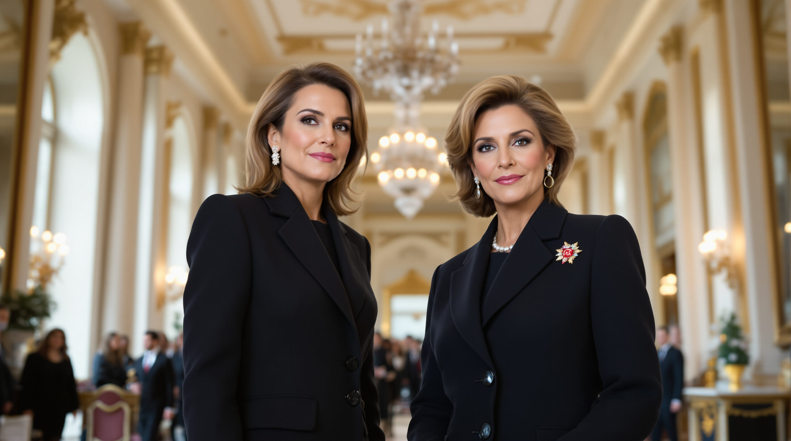 découvrez la rencontre élégante entre brigitte macron et rania de jordanie à l'élysée, un duo charme et style qui fascine par son allure parfaitement assortie et captive tous les regards.