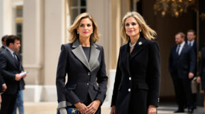découvrez la rencontre élégante entre brigitte macron et rania de jordanie à l'élysée, un duo stylé avec des tenues parfaitement harmonisées qui attirent tous les regards.