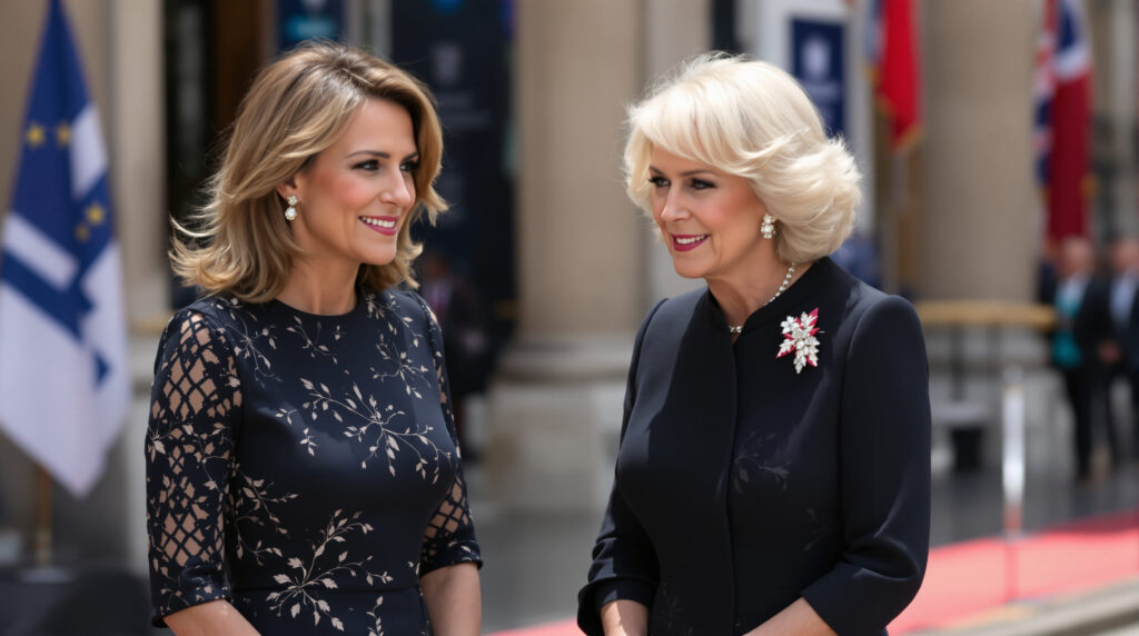 découvrez brigitte macron et la reine camilla rayonnantes à londres, un duo élégant en robes coordonnées qui captive tous les regards avec leur style raffiné.