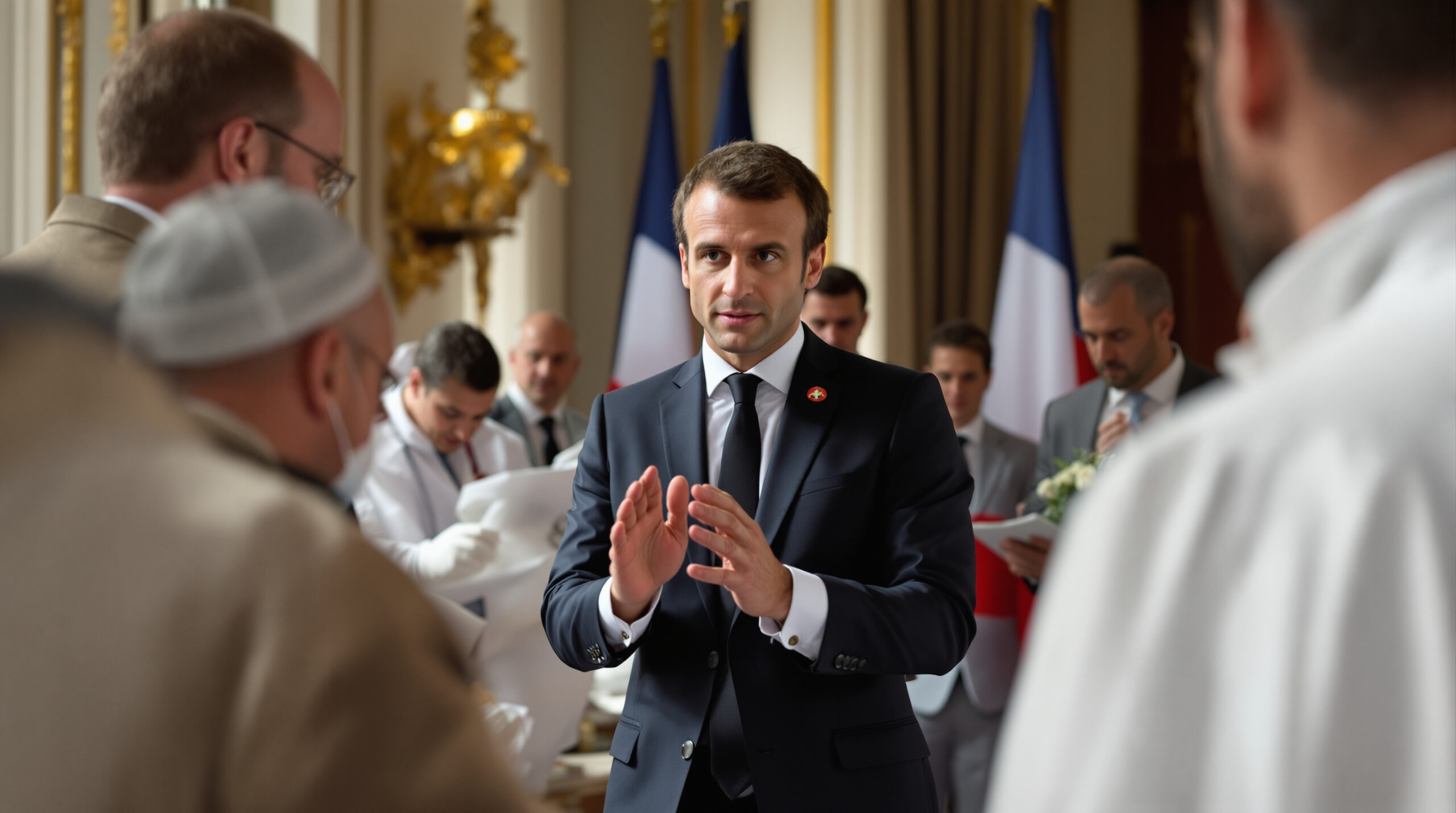découvrez comment emmanuel macron, passionné par l'histoire des papes, prépare avec soin l'accueil du pape léon xiv, tout en faisant face à quelques réserves.