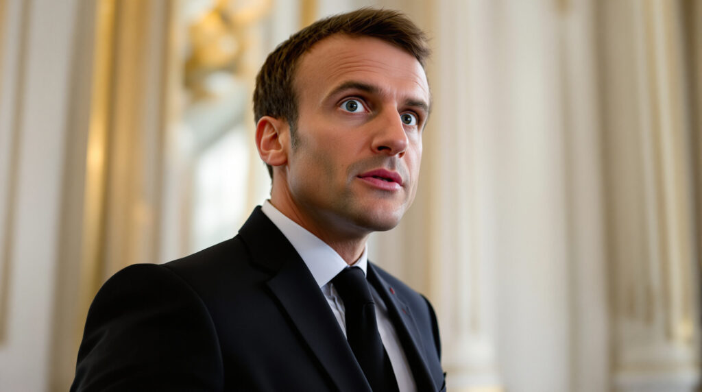 à l’élysée, emmanuel macron est surpris par une confidence inattendue : une femme lui révèle qu’il est le deuxième homme de sa vie.